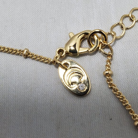 Charming Charlie crystal quartz point, gold chain necklace - Picture 7 of 7